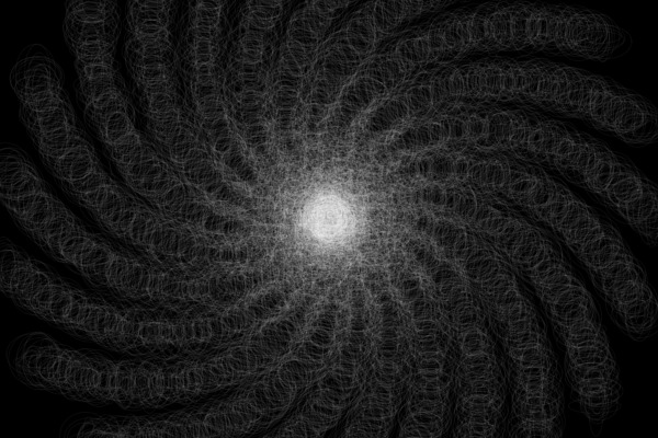 Black Sunflower generative artwork